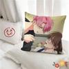1pc Tamons Side Pillow Case Fashion Square Pillowcase Bedroom Sofa Room Ins Decoration Leisure