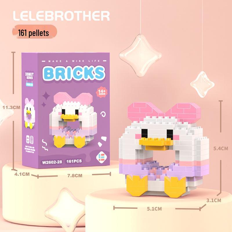 Compatible Lego Micro Building Block Cartoon Figurines - Children's Educational Desktop Toys