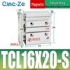 Kompaktowy pneumatyczny wielotłoczkowy cylinder trójosiowy TCL (12/16/20/10-100S)