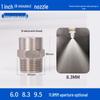 Stainless Steel High/Low Pressure Atomizing Water Spray Nozzle for Industrial Cleaning, Cooling, and Dust Removal.
