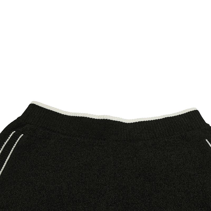 Fila Original Fashion Simple Retro Classic Versatile Casual Comfortable Knitted Sports Pants Women Bottoms F51W549604FBK