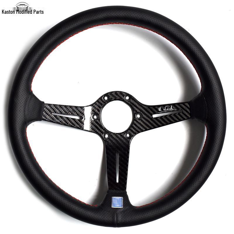 

Universal Carbon Fiber Racing Steering Wheel for Enhanced Handling