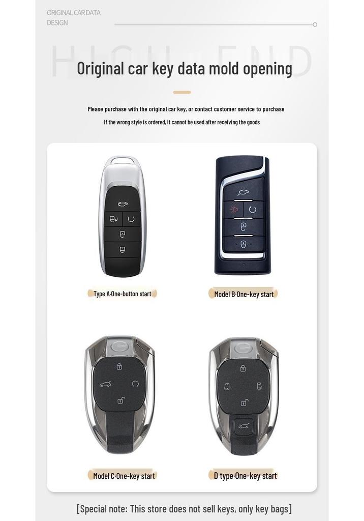 Trumpchi M8 GS4 PLUS Legend M6pro GA8 Car Key Case GS3 GS5 Buckle GA6