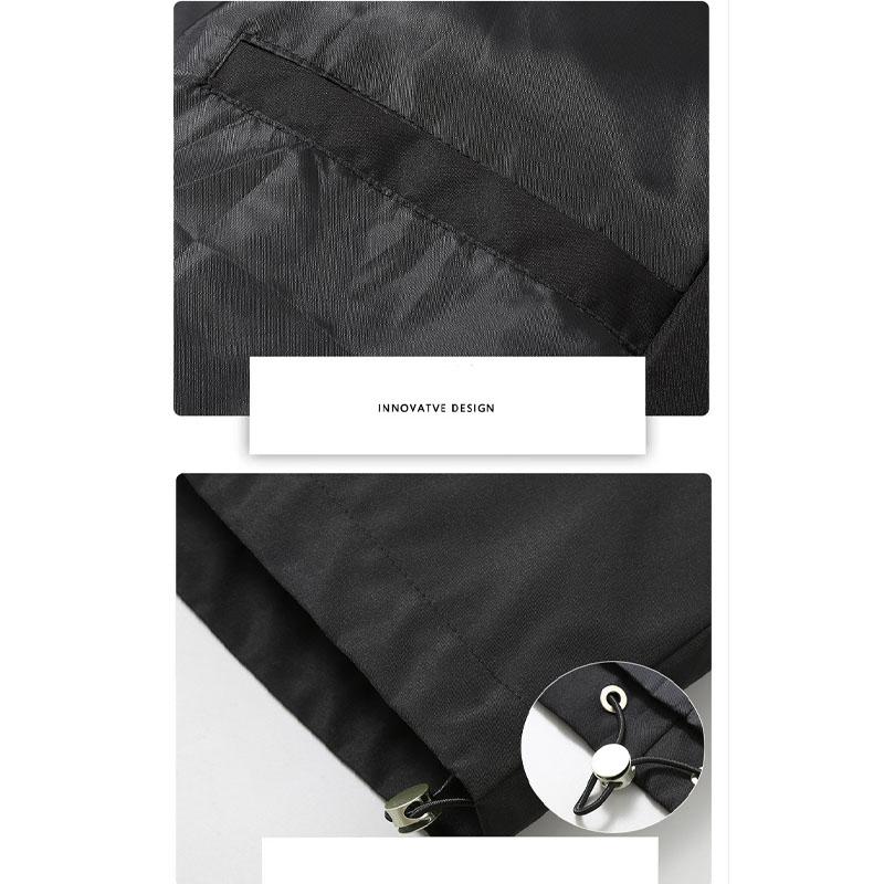 Men's Plus Size Spring Fall Workwear Trench Coat Oversized Casual Jacket 4XL-10XL