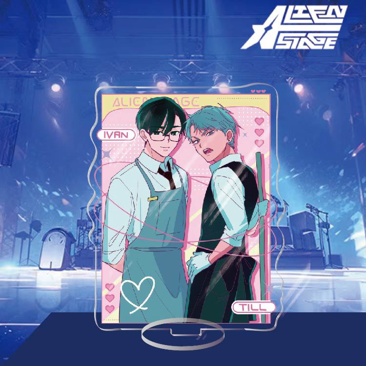 Anime Special-Shaped Stage Peripheral Acrylic Standing Sign Mizisua, Desktop Decoration