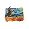 Van Gogh Art Collection Brooch 1Pcs Starry Night Design Enamel Pin Unique Lapel Badge for Art Exhibition Wear