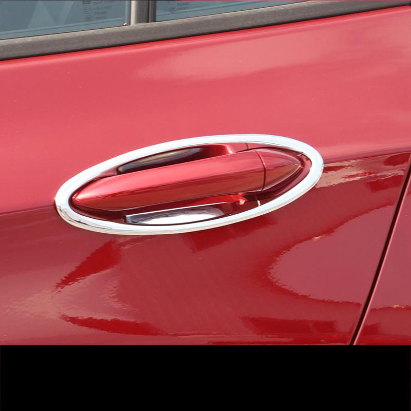 Funduoo para opel astra k vauxhall astra k holden astra 2016 2017 2018 maçaneta da porta do carro capa guarnição almofada adesivo moldagem