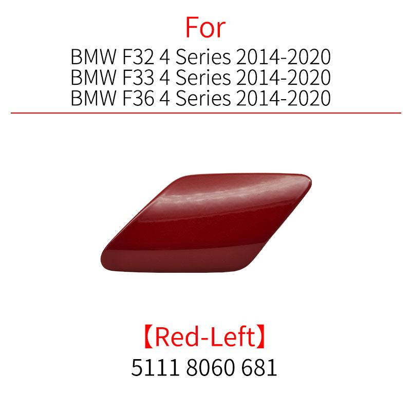 For BMW F32 F33 F36 M-Sport Car Front Bumper Headlight Washer Nozzle Cover Sprayer Cap Painted For BMW 4 Series 420 425 430i M