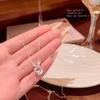 Elegant Chinese Blessing Ingot Necklace for Women – Light Luxury, Versatile, High-End Clavicle Chain