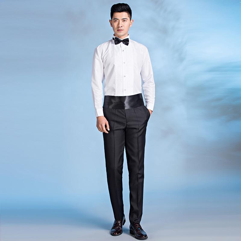 Herren Slim Fit Langarm Performance Shirt - Gentleman Stil