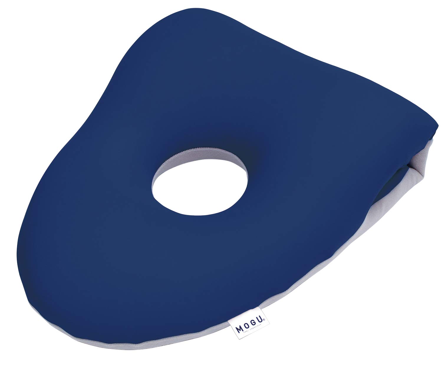 

MOGU Bead Cushion Sleeping Navy Length Pillow, Navy, Pillow, (Total Approx. 40cm)