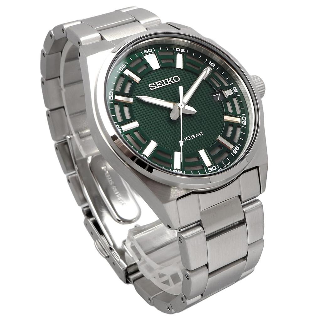 [Seiko] SEIKO Quartz Watch, Made in Japan, SUR503 Green, Includes Simple Band Adjustment Tool, Men's, Overseas Model