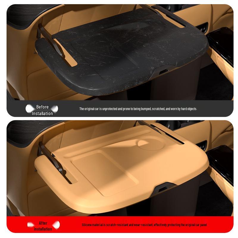 BYD D9 Middle Row Silicone Anti-Slip Folding Table Mat