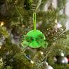 Easy Installation Christmas Decor Novice-friendly Christmas Tree Decor Festive Green Furry Christmas Ball Ornaments for Holiday