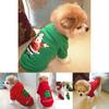 Christmas Vest Pet Dog Puppy Hoodie Sweater Xmas Warm Clothes Costume Shirt