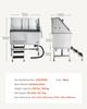 127 Cm Dog Grooming Bath Tub Stainless Steel W Stairs Water Filter Left