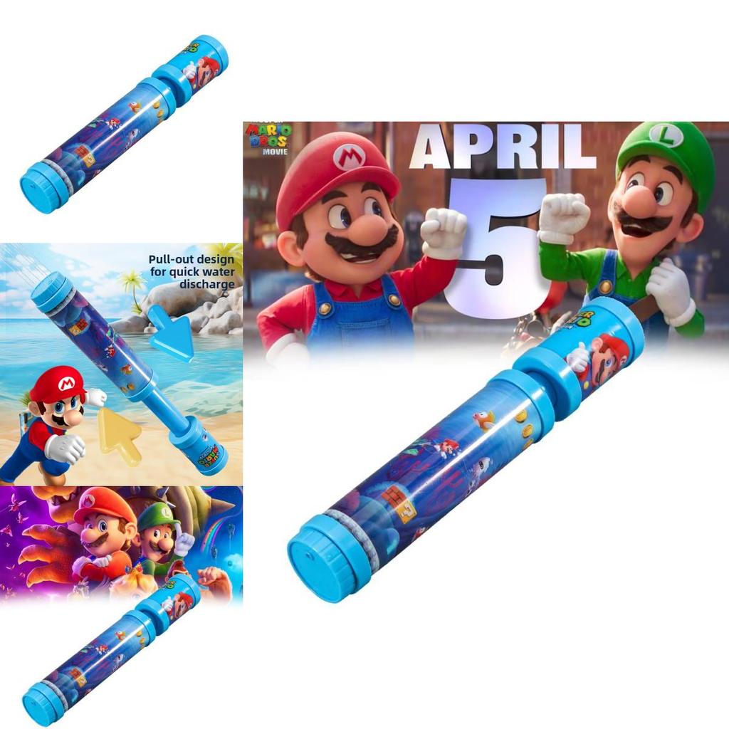 Super Mario Water Gun Toy With Pullaction Water Spray For Kids Beach And Pool Play