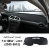 Flanell Armaturenbrettauflage für Seat Leon 2 MK2 2005 2006 2007 2008 2009 2010 2011 2012 Auto Sommer Sonnenschutz Armaturenbrett Matte Teppich Pad