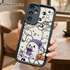 Phone Case: 2D flat, suitable for Samsung Galaxy A34 A35 M05 M06 S20 S22 S21 FE Plus 5G cases, featuring a little ghost playing a handheld console, pe