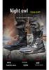 Men's Tactical Summer Desert High-Top Combat Boots - Shock Absorbing, Breathable, Military-Inspired Footwear.