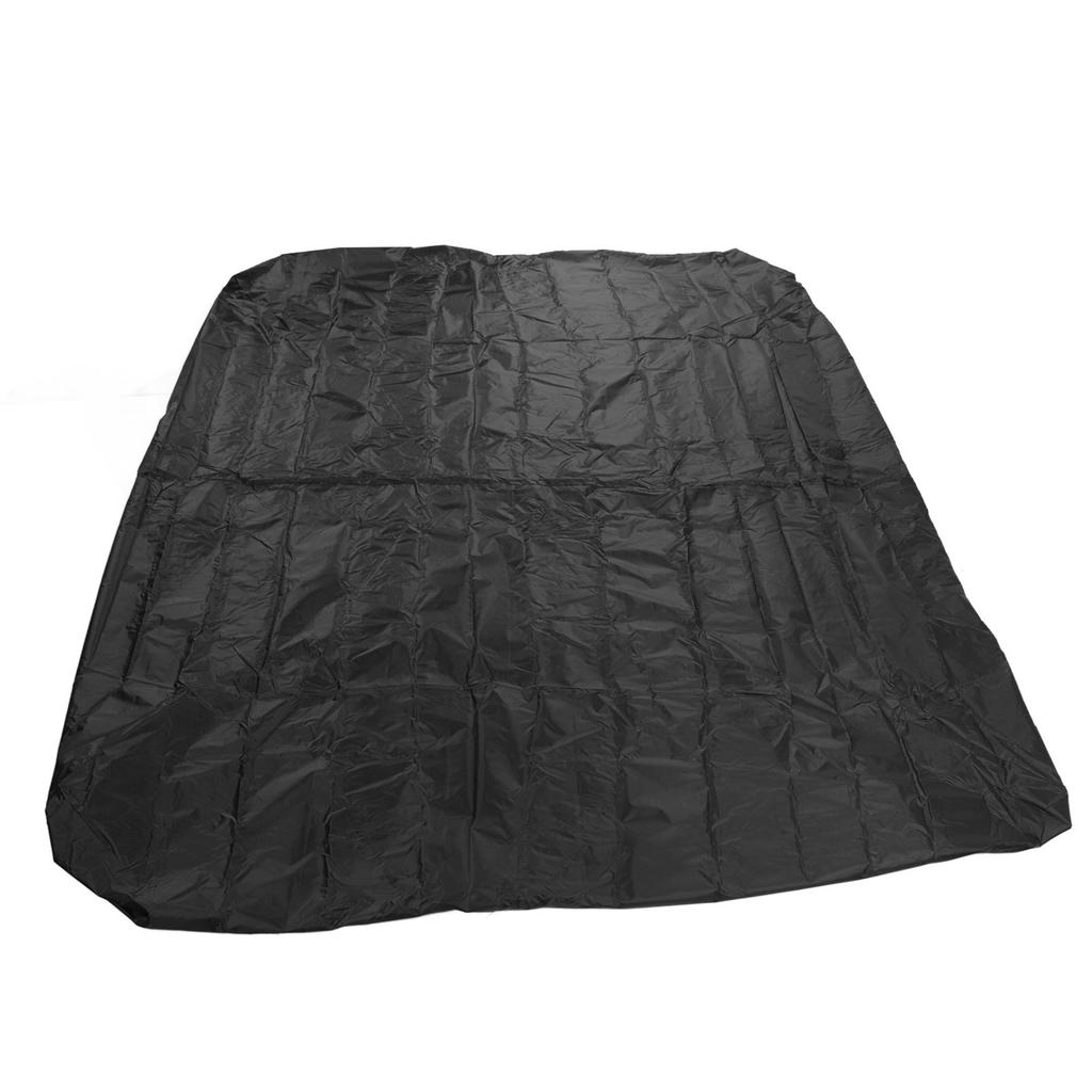 Outdoor Badewannenstaubschutz 190 Silberbeschichtetes Polyestertaft Wasserdicht Hot Spring Abdeckung Quadratisch