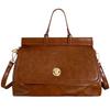 Large capacity retro briefcase 2025 autumn new textured versatile messenger handbag daily commuter mailman bag female