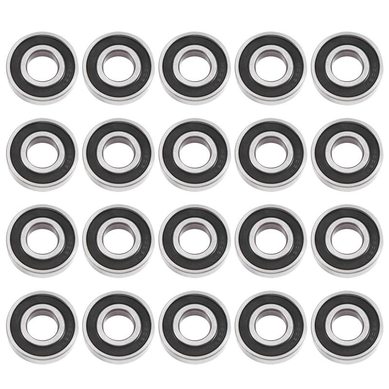 The New 20PCS 6203-RS Ball Bearing Kit - Bearing Steel And Double Rubber Sealed Miniature Deep Groove Ball Bearing Kit Set (17X4