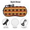 Fierce Aggretsuko Blazing Fire Eyeglass Glasses Case Women Men Soft Red Panda Sunglasses Protective Bag