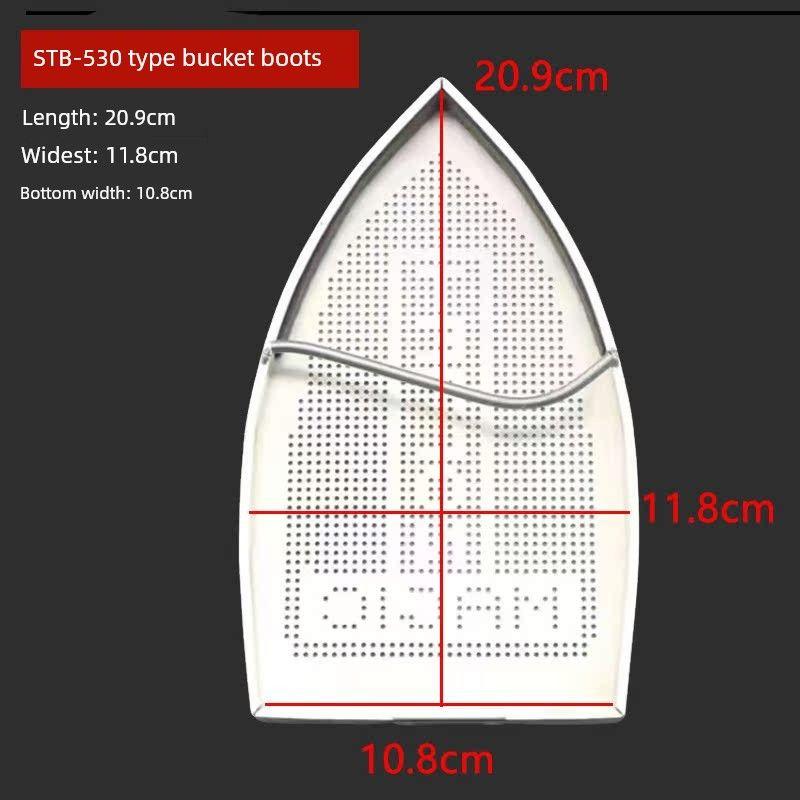 

Infusion Bottle Steam and Dry Iron Bottom Cover Anti-Bright Anti-Focus Iron Cover Hot Boots Iron Shoe Ironing Boots Laser Cover Type 530 Thickened Iron Shoes