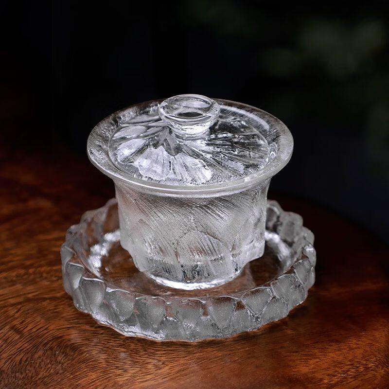 Handmade Crystal Gaiwan Tea Set