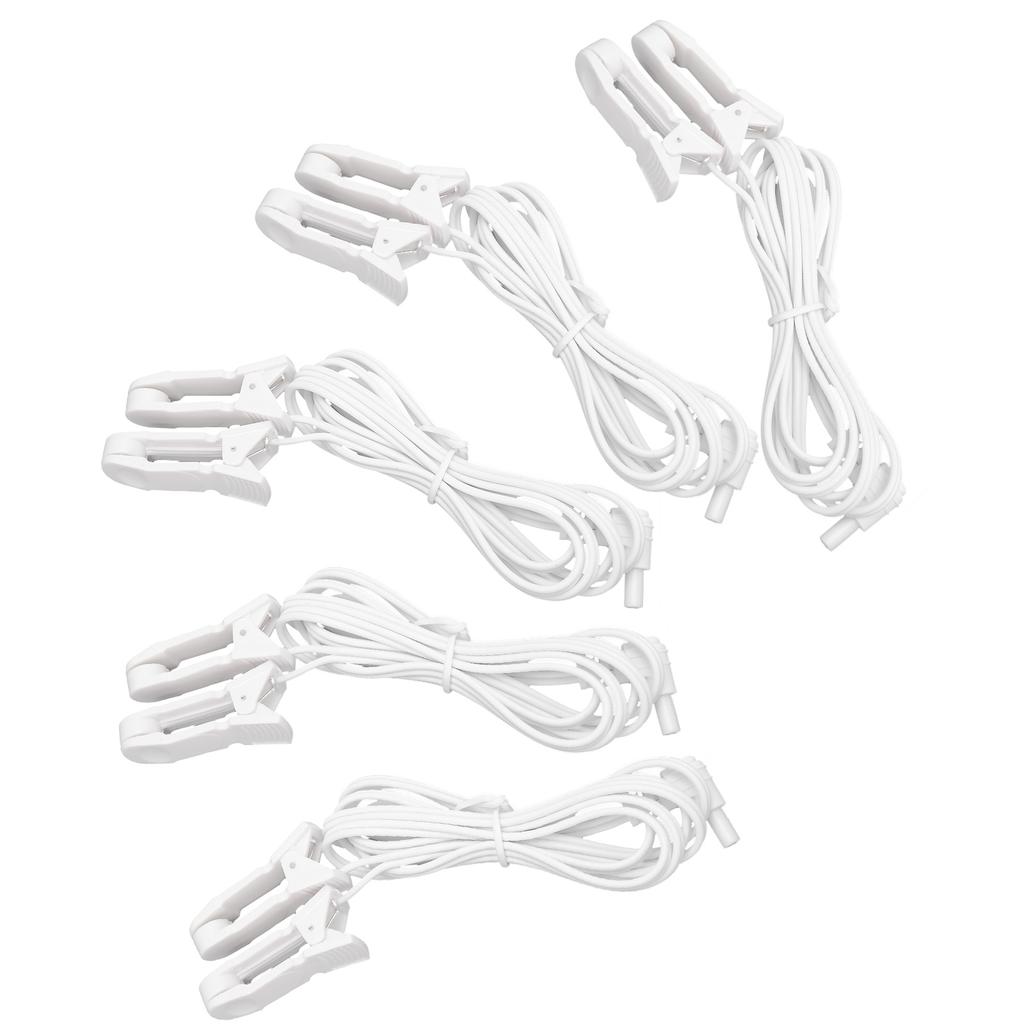 5 Stück Beutel 2,35 mm Ohrclip Elektrode Zuleitungskabel für TENS Gerät Physiotherapiegerät
