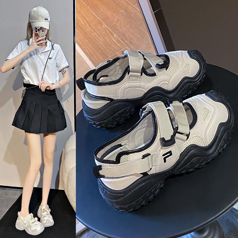 Fashion Fashion Trend Women's Wedge Sandals Non Slip Slipper Platform Ankle Strap Slingback Lightweight Women Shoes Sandalias De Mujer