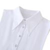 Fake Collar Blouse Shirt Solid Color Large Size With Versatile Inside Fake Collar Independent Packaging
