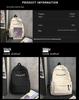 Batoh ve velkém stylu v korejském stylu pro studenty - Trendy pro střední školu, vysokou školu a cestování