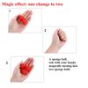 10pcs Classical Magician Finger Sponge Ball Red Magic Accessories Magic Magic Tricks  Children