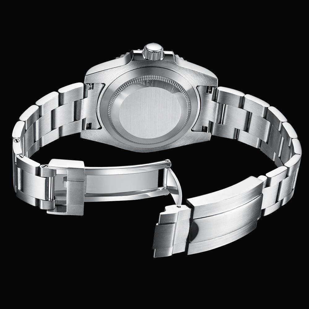 CORGEUT 40mm NH35 Uhrwerk Herren Klassische Uhren Automatisch Mechanisch Saphirglas 10Bar Tauchen BGW9 Leuchtend Geschenkuhren