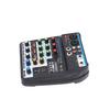 F4‑MB Portable Mini Mixer 4 Channel DJ Audio Mixer Sound Board Console for PC Recording Singing Webcast Party
