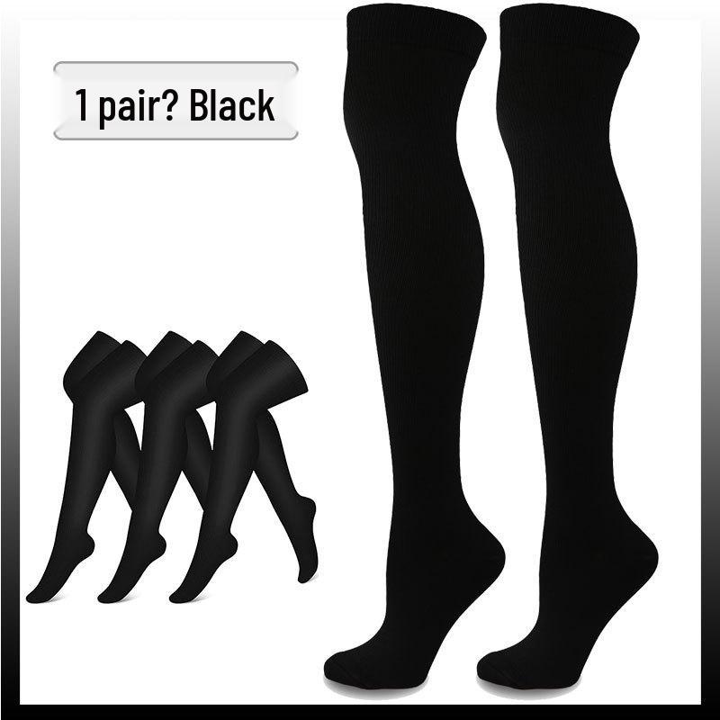 Elastic Over-the-Knee Compression Sports Socks for Men and Women - Cross-Knee Muscle Strength and Support
