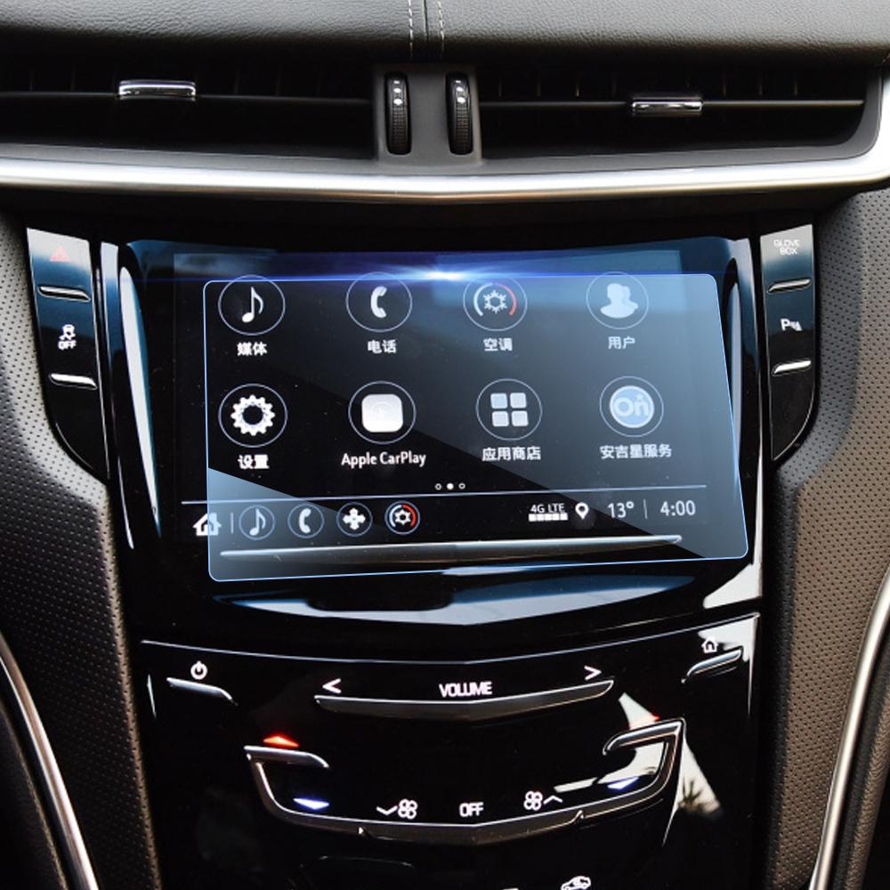 For Cadillac XTS CTS 2014-2019 Car Navigation Screen Tempered Glass Protector Film Screen Film Interior Accessories AGW1