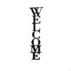 Metal Wall Art Black Silhouette Decor Cutout for Living Room, Bedroom, Entryway Style 1