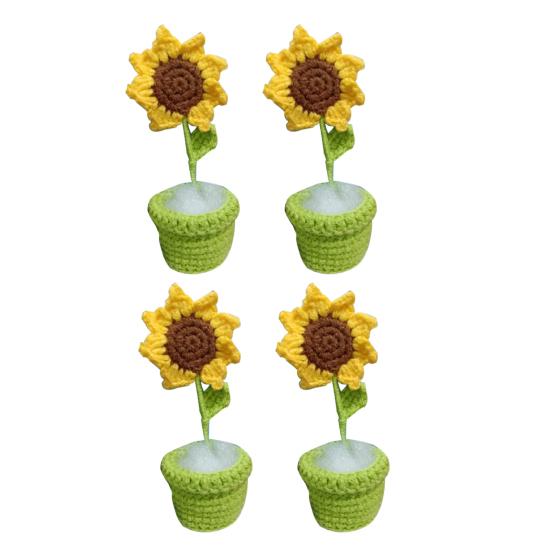 1/4 ks Háčkovaný květinový potah na nohy židle Ručně pletený Bílý květ Univerzální nábytek Pohovka Stůl Nohy Rukáv Chránič podlahy