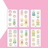 6PCS/set Kids Space Themed Temporary Tattoos Fantasy Planet Designs Fun Preschool Party Favors Stickers