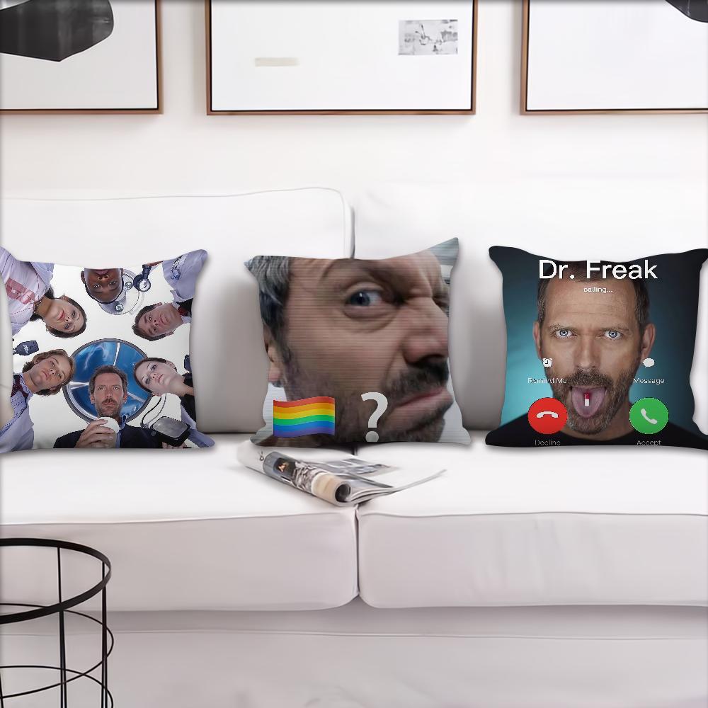 TV H-House M D Funny Cushion Cover Decoration Room Shop Car Best Home Office Coffee Pillow Sofa Printing Nordic Simplicity Hit