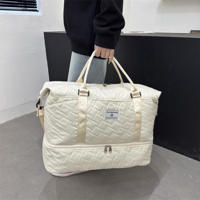 Large Capacity Travel Bag Women's Short-distance Outgoing Luggage Bag Storage Bag Dry And Wet Separate Sports Fitness Handbag