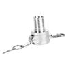 1.5in Camlock Fitting Stainless Steel Quick Install Female Cam Lock Hose Fitting for Pipe Connecting Car Maintenance