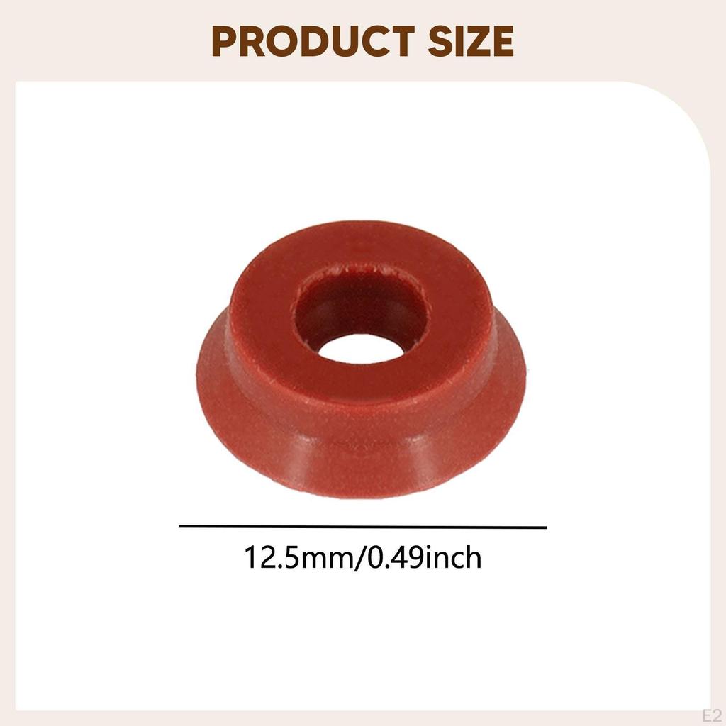 10Pcs Lip Seals for Drainage Valve Food Grade Silicone Coffee Machine Parts Sealing Gaskets Water