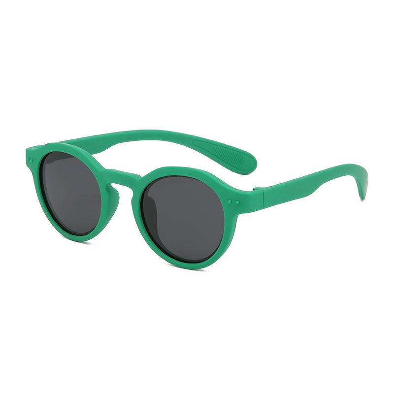 New Round Frame Baby Glasses UV Protection Soft Silicone for Kids Outdoor Eye Care 23072