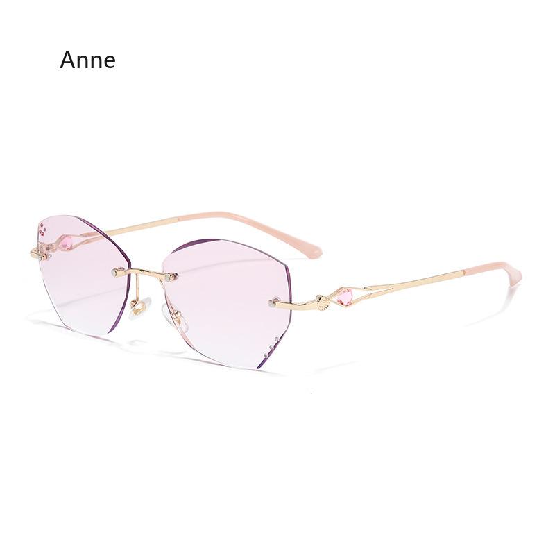 

Очки для чтения с бриллиантовой огранкой, безободковые, для пресбиопии, унисекс +1...+4.0, очки для компьютера с защитой от синего света, очки 4