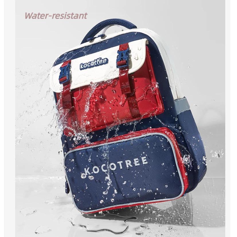 Kocotree Lightweight Backpack, Large Capacity Backpack, Red Blue, L Size