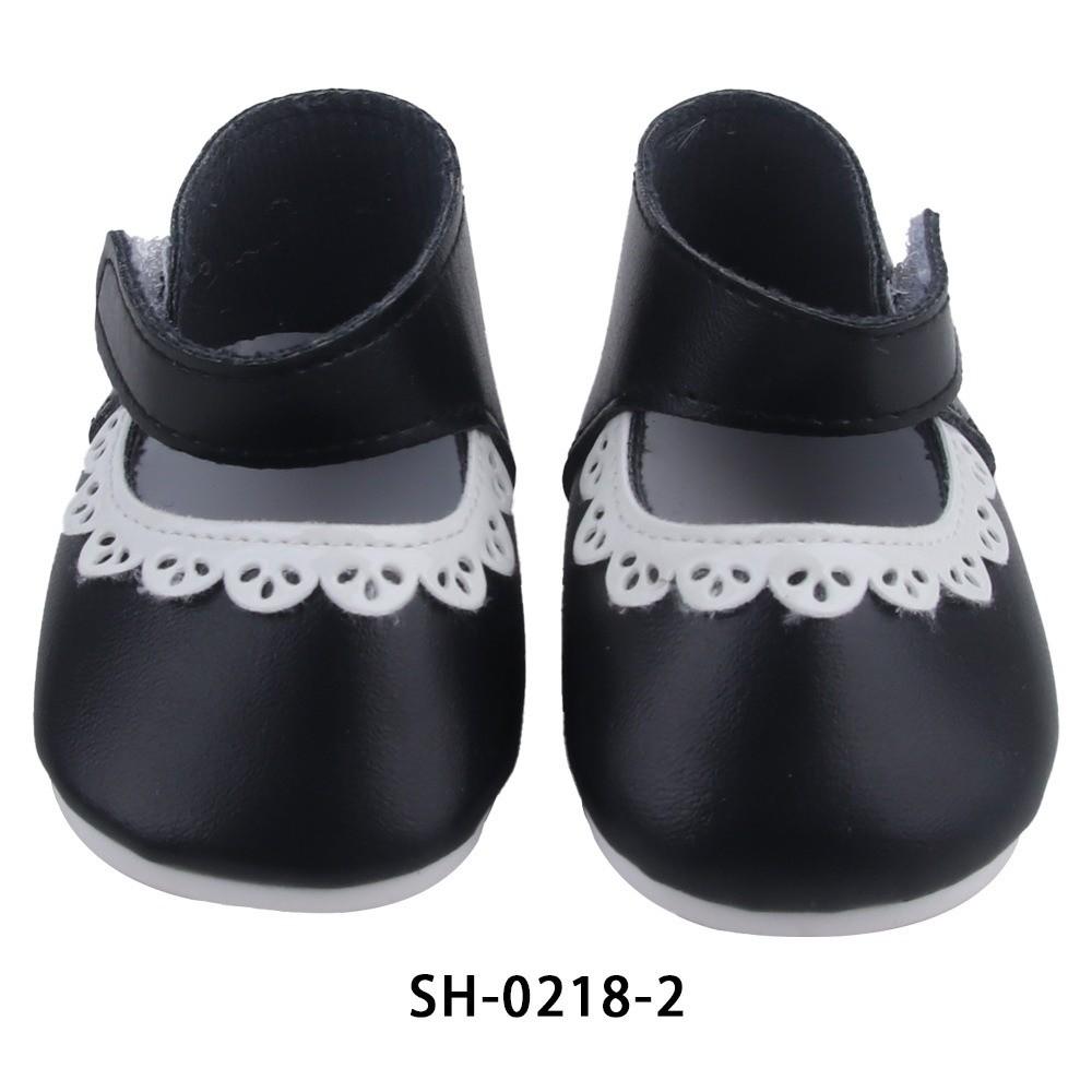 Ruffle Design Doll Shoes 8cm Size Baby Doll Shoes Toy Shoes Doll Accessories For 55cm Dolls